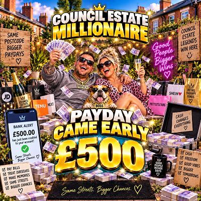 Payday came early £500