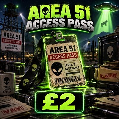 Area 51 access pass £2