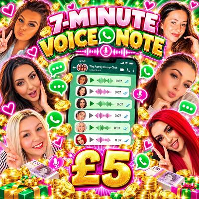 ⌚️ 7 minute voice note £5