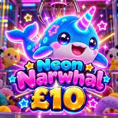 Neon narwhal £10