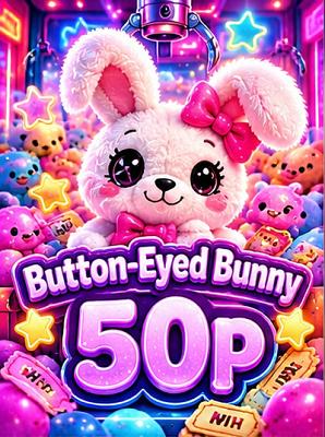 Button eyed bunny 50p