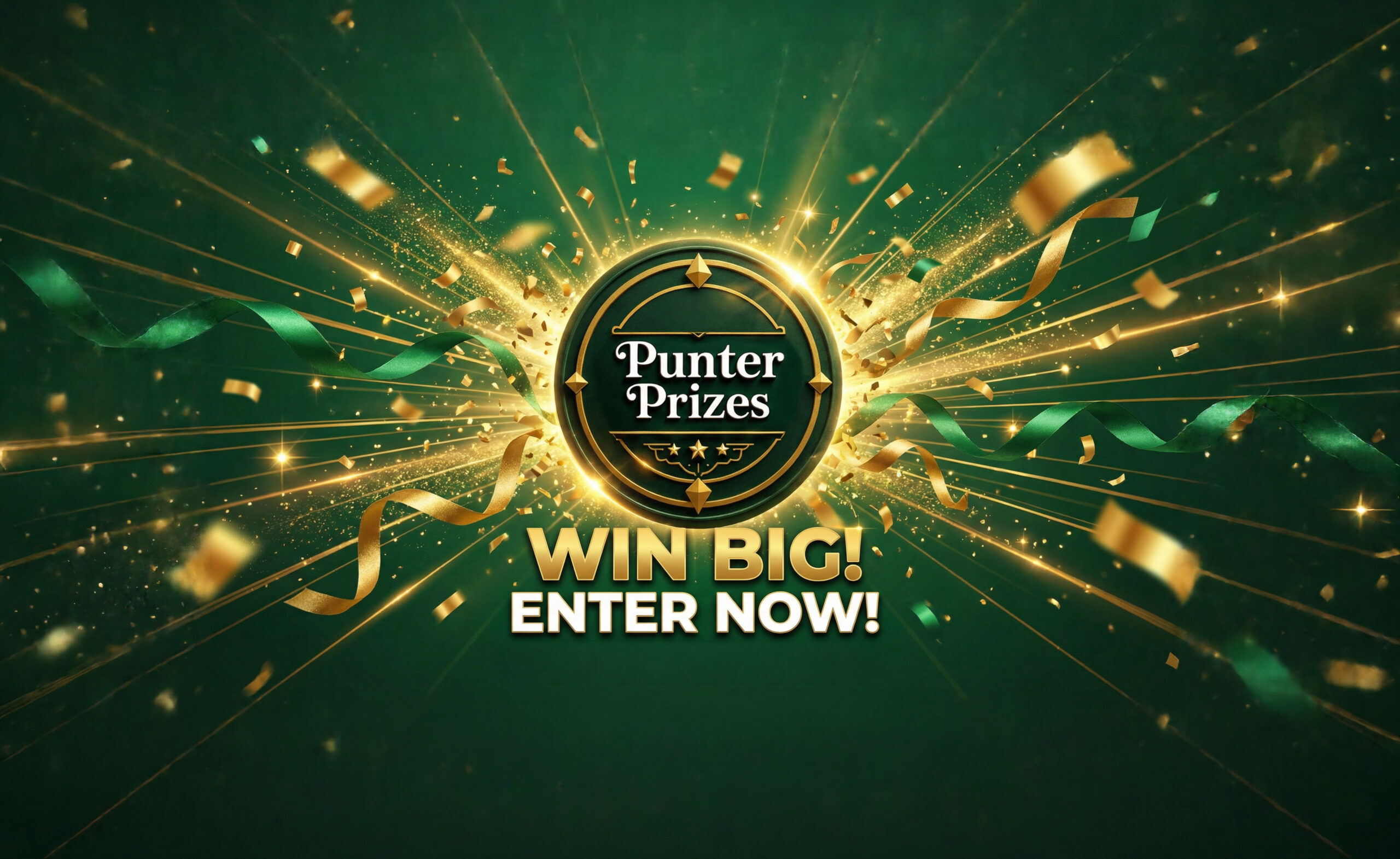 Punter Prizes. Win big. Enter now.