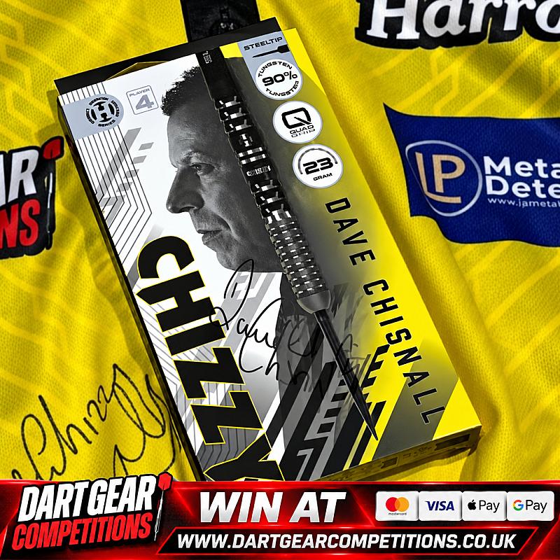 WIN SIGNED Chizzy Series 4 QP 90% Darts