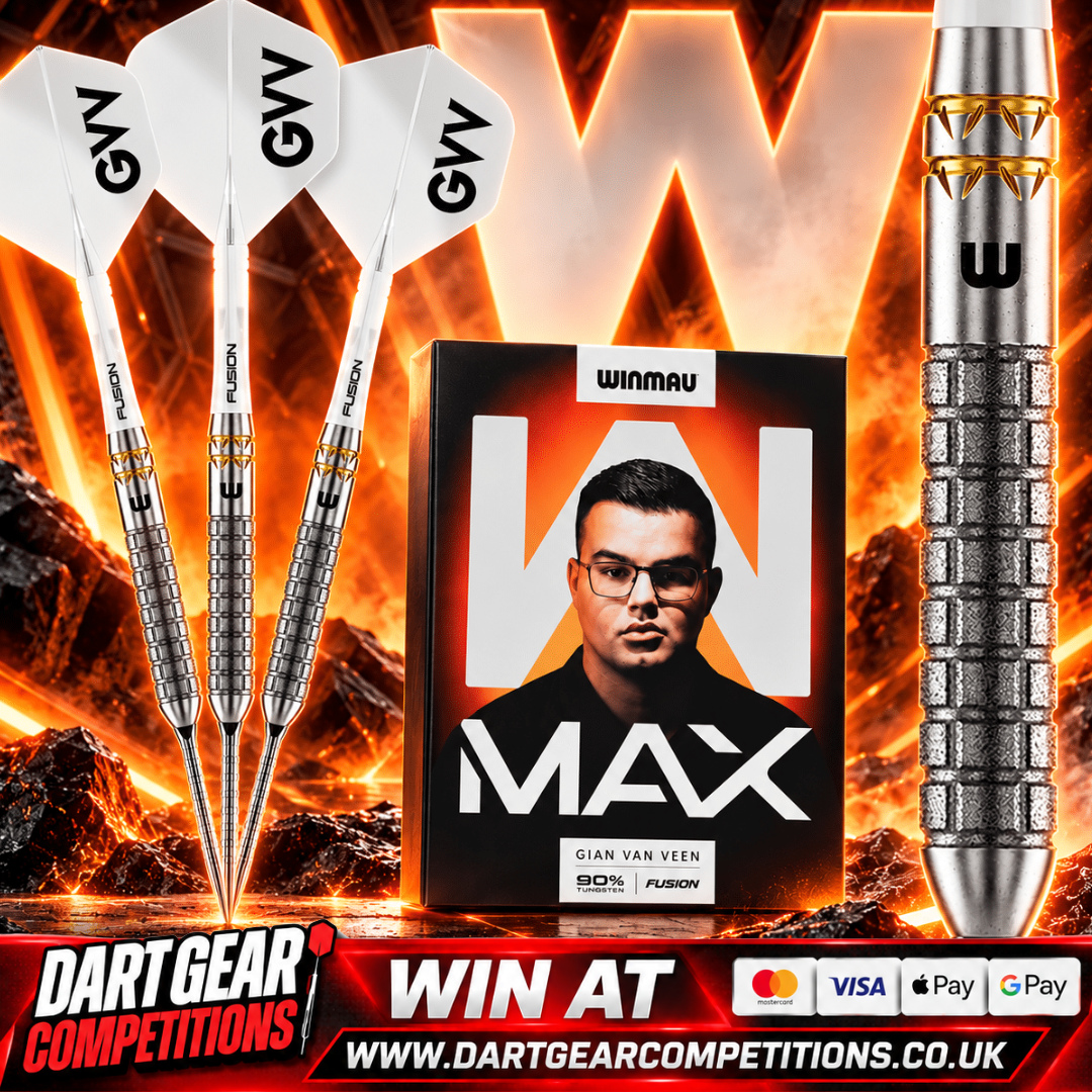 WIN NEW Winmau Gian van Veen W-Max  Darts