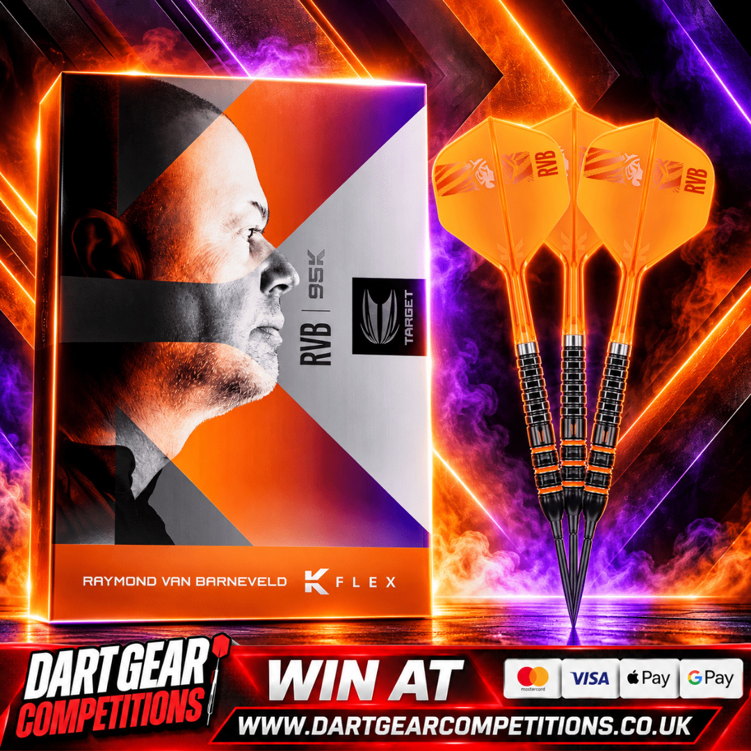 WIN RAYMOND VAN BARNEVELD 95K DARTS