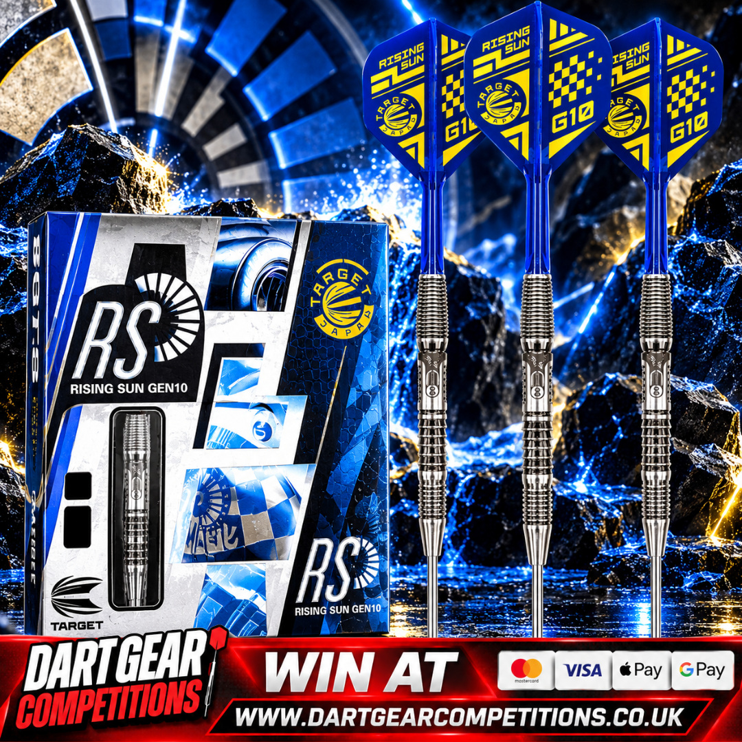WIN TARGET JAPAN RISING SUN GEN 10.5 STEEL TIP DARTS
