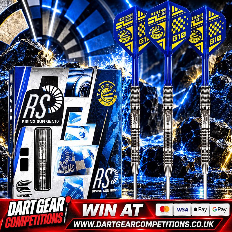 WIN TARGET JAPAN RISING SUN GEN 10.5 STEEL TIP DARTS