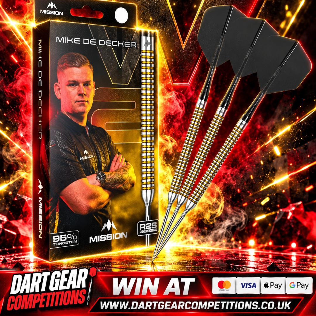WIN Mike De Decker V2 R2.5 95% Tungsten Steel Tip Darts