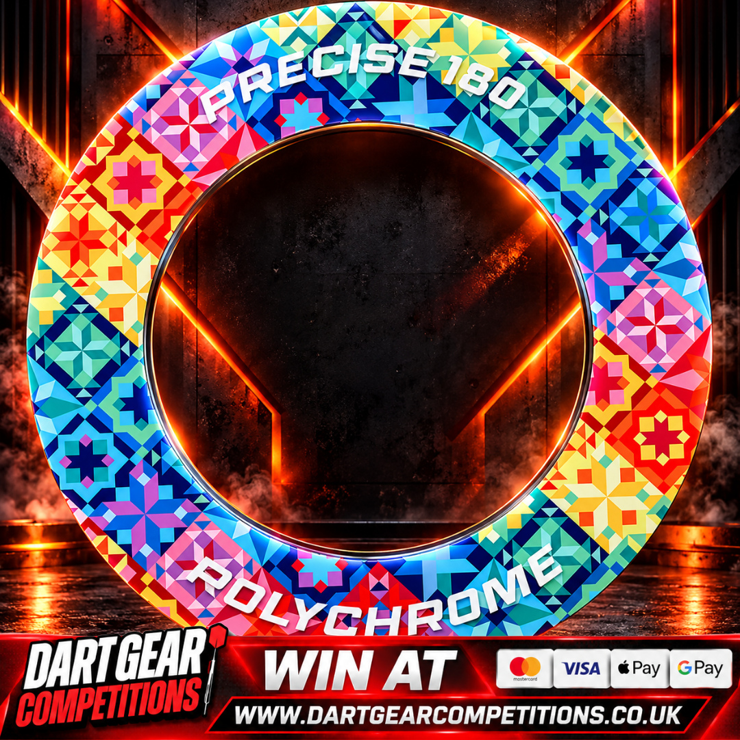 WIN A Precise 180 Dartboard Surround - Heavy Duty - Polychrome