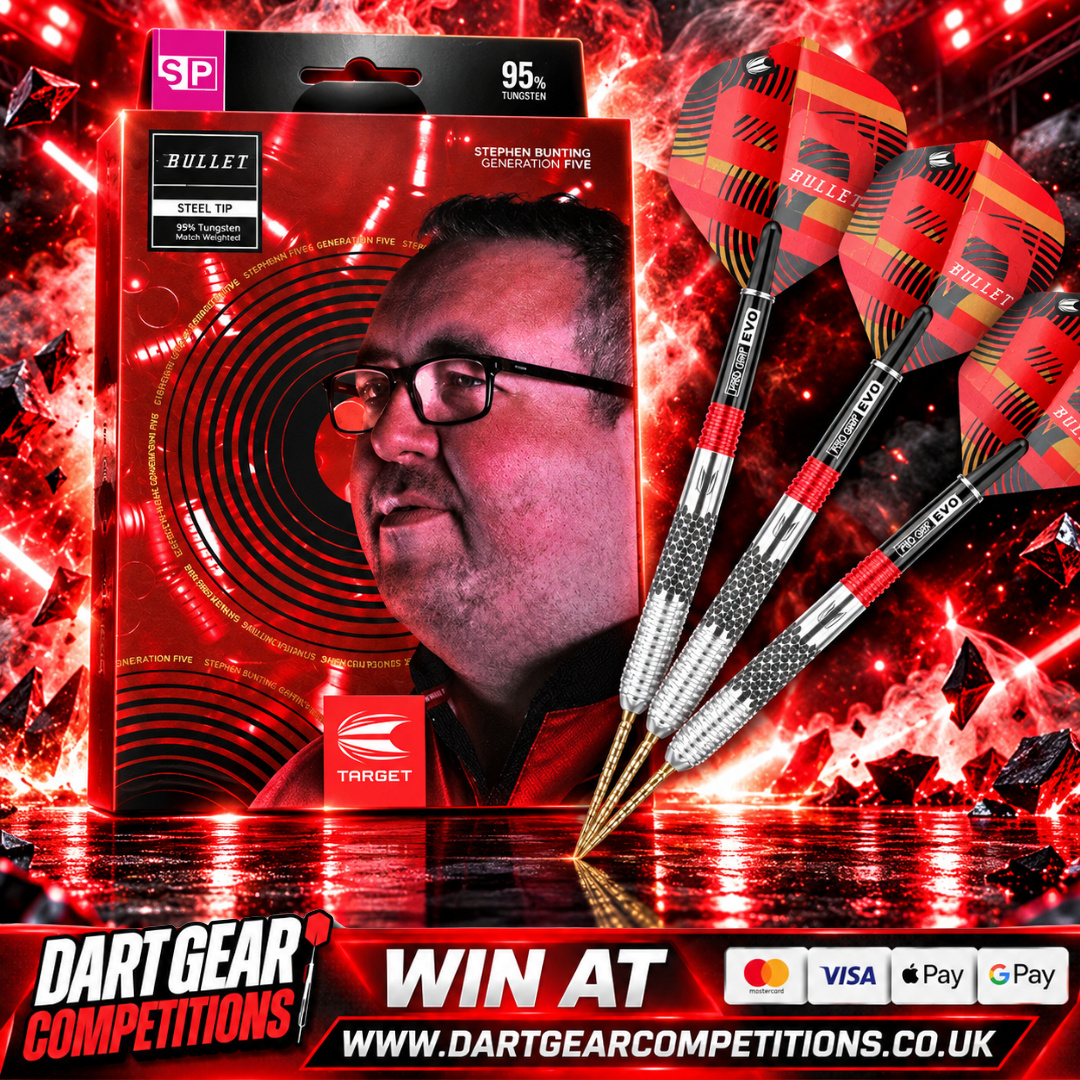 WIN STEPHEN BUNTING GENERATION 5 DARTS
