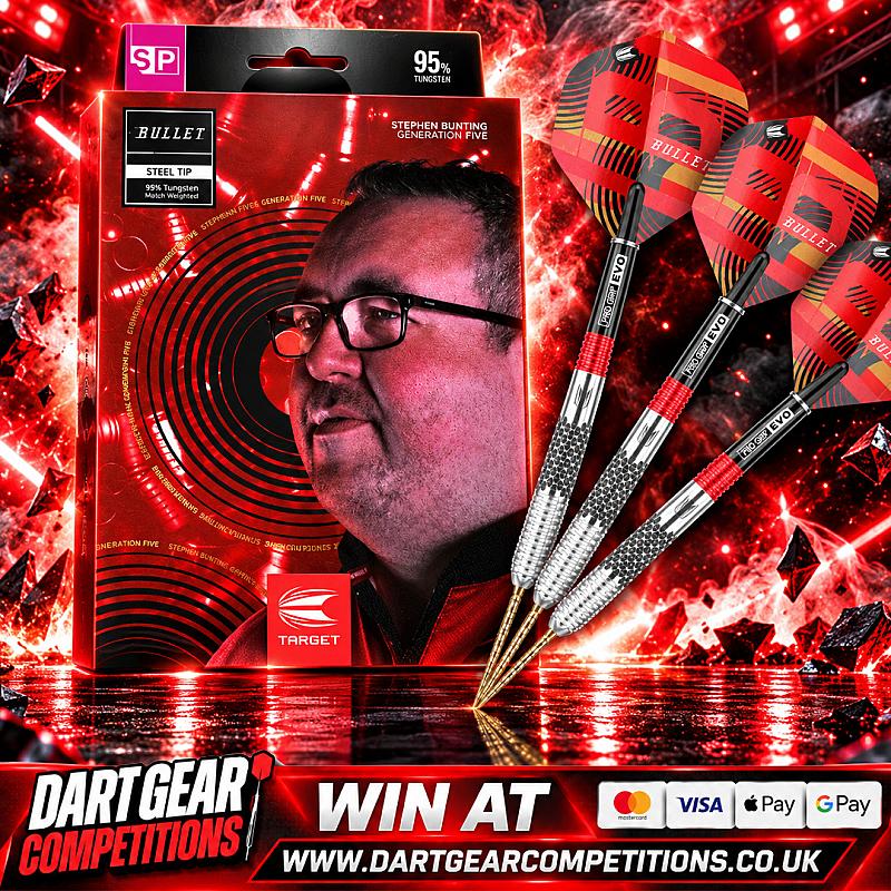 WIN STEPHEN BUNTING GENERATION 5 DARTS