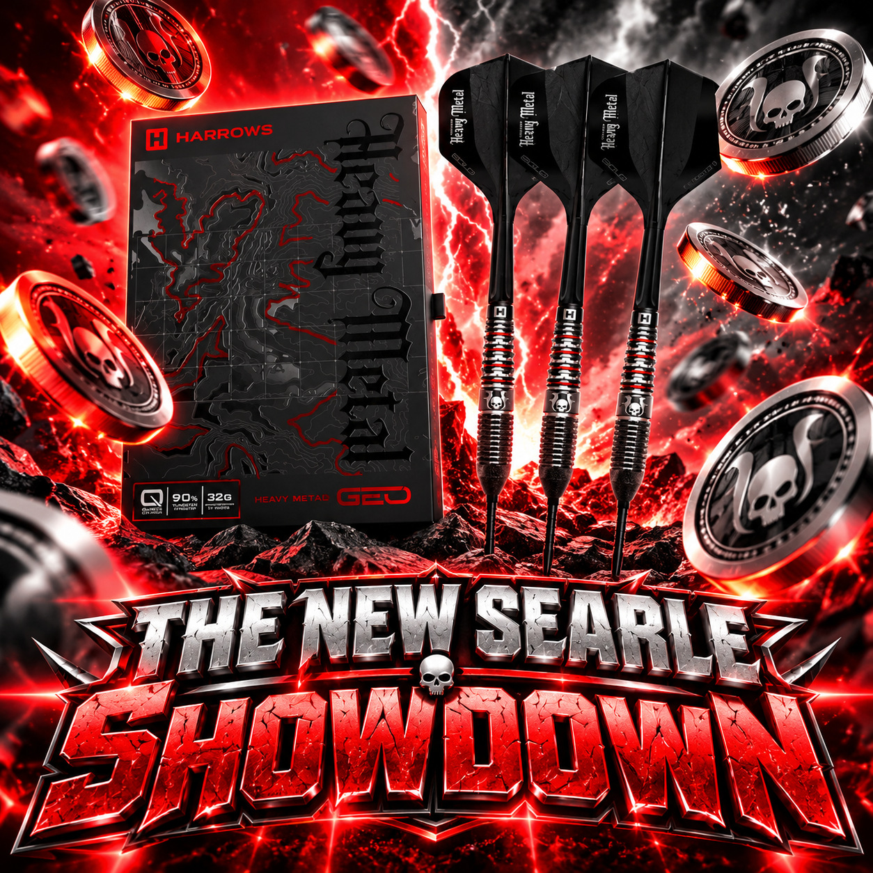 THE NEW RYAN SEARLE GEO DARTS + SEARLE GEO DARTS END DRAW
