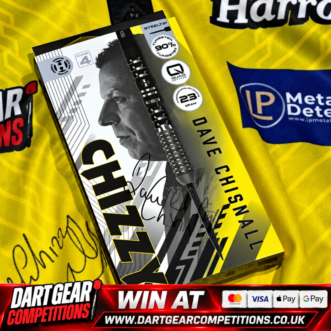 WIN SIGNED Chizzy Series 4 QP 90% Darts