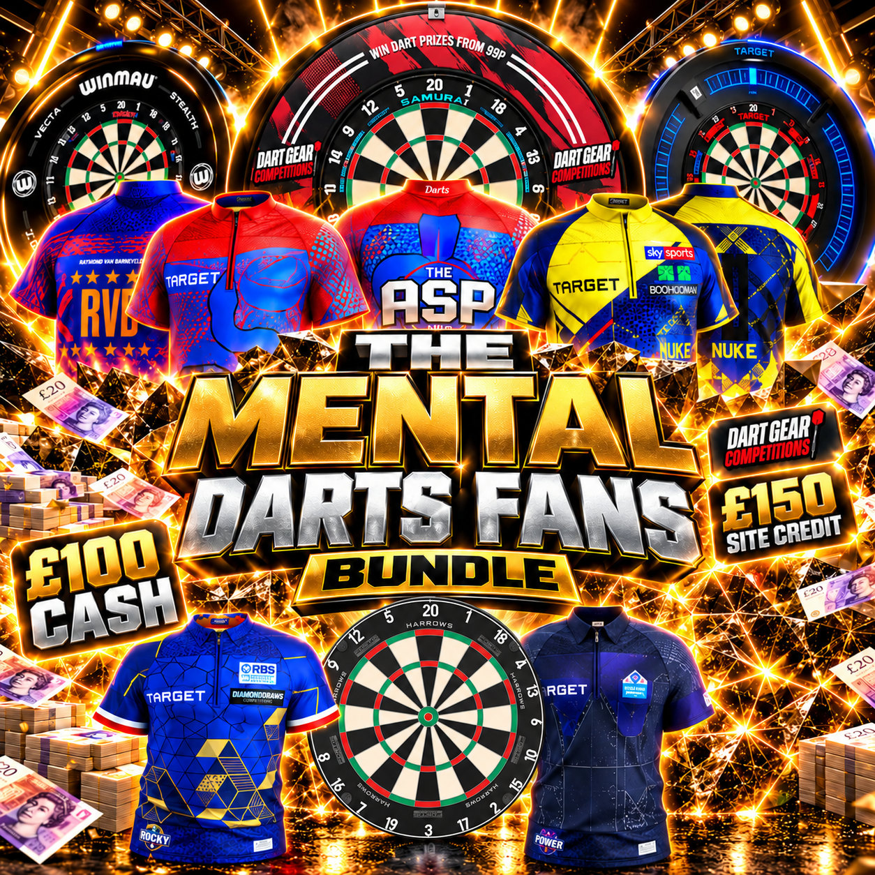 THE MENTAL DARTS FAN BUNDLE INSTANT WIN 🎯
