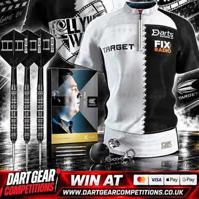 CHRIS DOBEY 95K DARTS + CHRIS DOBEY 2027 SHIRT BUNDLE 