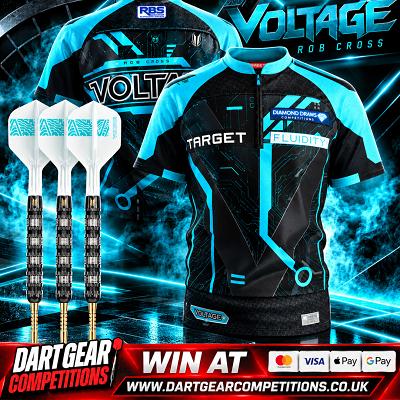 ROB CROSS 95K DARTS + ROB CROSS 2027 SHIRT BUNDLE