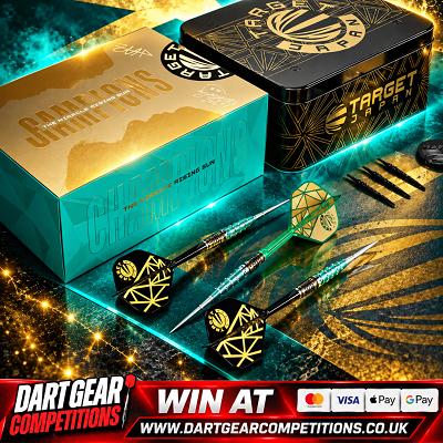 Target Japan The Miracle Rising Sun Limited Edition Champions Set 95% Tungsten Steel Tip Darts