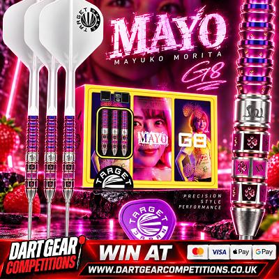 Target Japan Mayuko Morita Mayo G8 90% Tungsten Steel Tip Darts