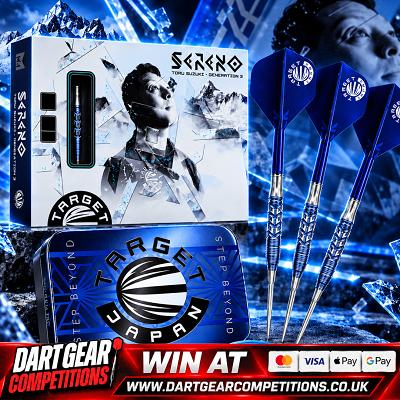 Target Japan Toru Suzuki Sereno G3 90% Tungsten Steel Tip Darts