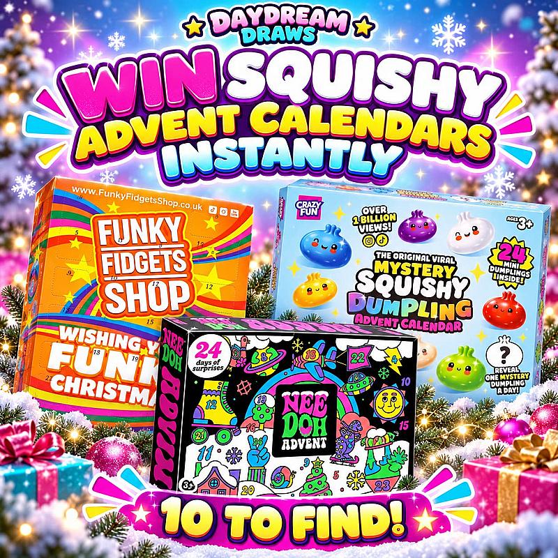 SQUISHY ADVENT INSTANT WINS 