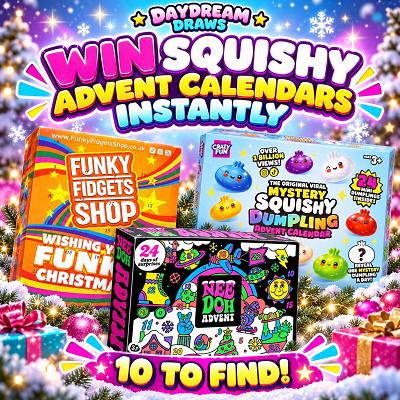 SQUISHY ADVENT INSTANT WINS 