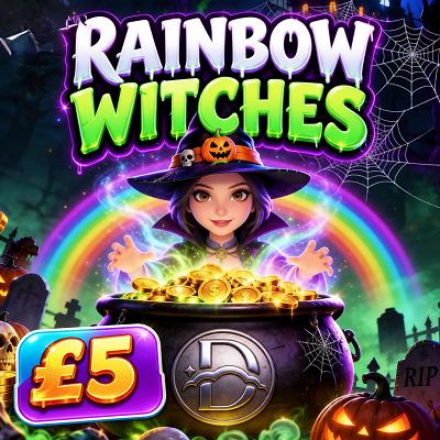£5 RAINBOW WITCHES CASH
