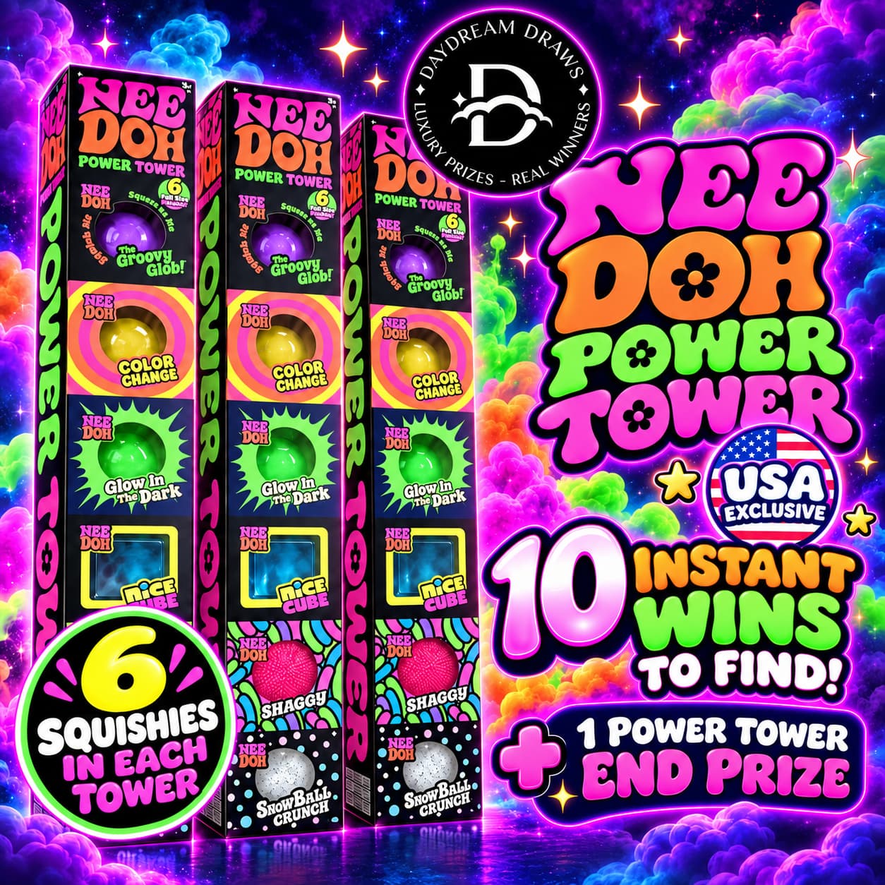 VIRAL NEEDOH POWER TOWER INSTANT WINS