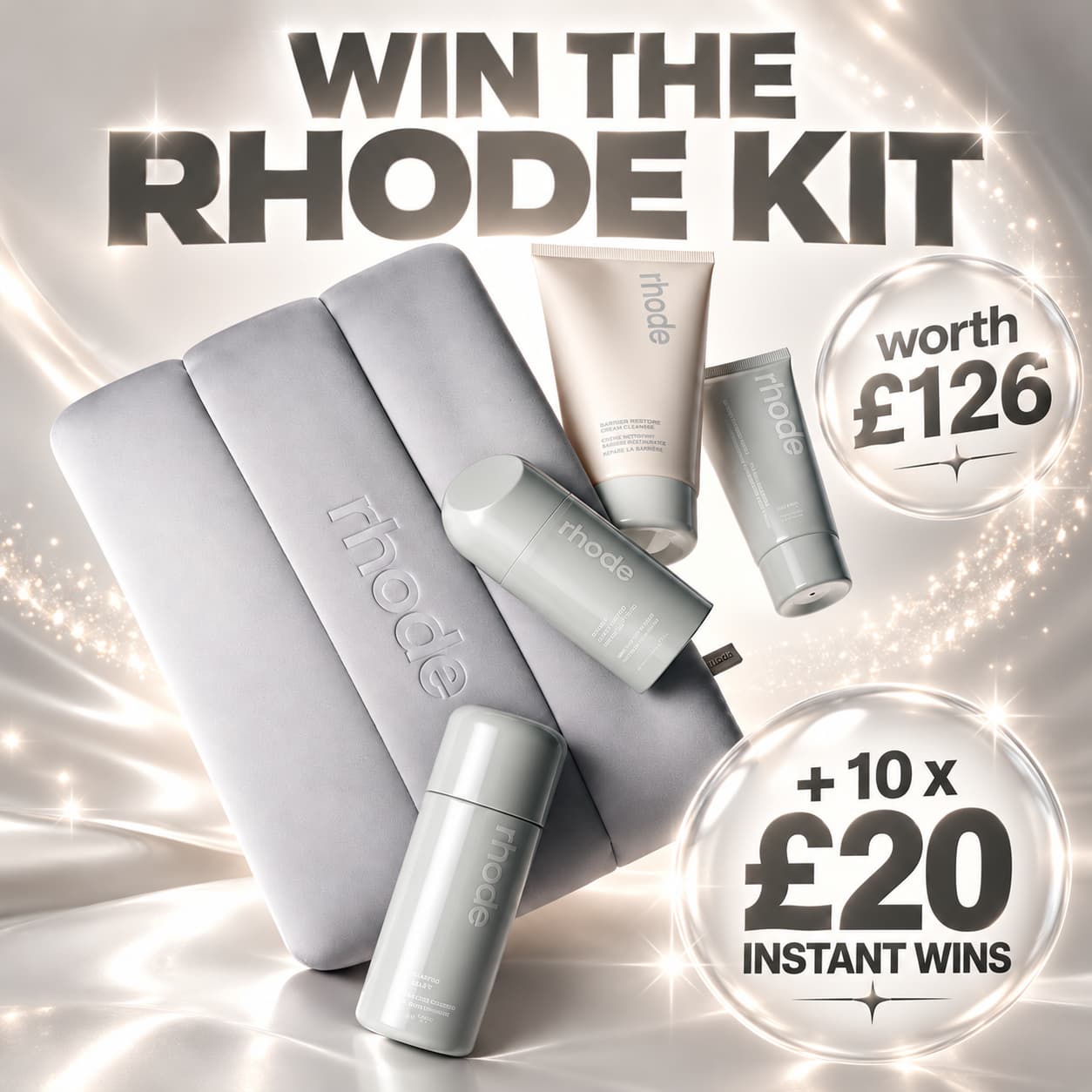 RHODE FACE KIT PLUS CASH INSTANT WINS