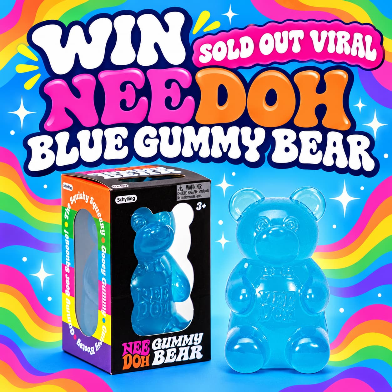 NEEDOH VIRAL SOLD OUT BLUE BEAR 