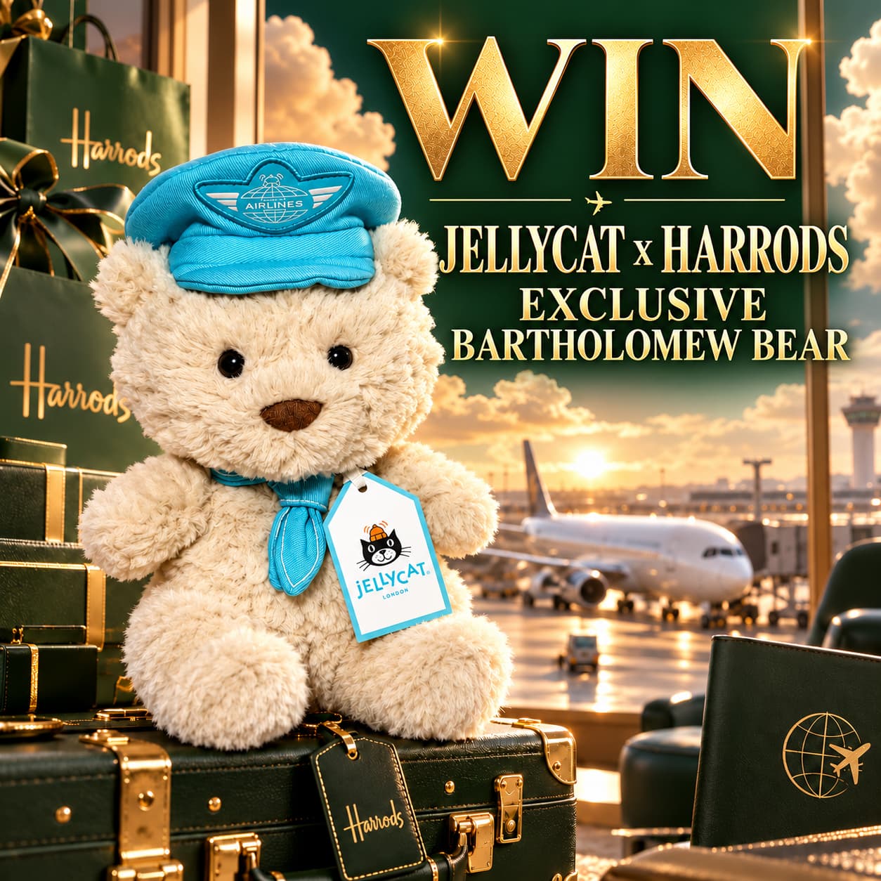 JELLYCAT X HARRODS EXCLUSIVE BART BEAR