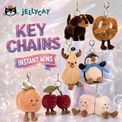 JELLYCAT AMUSEABLES CHERRIES BAG CHARM