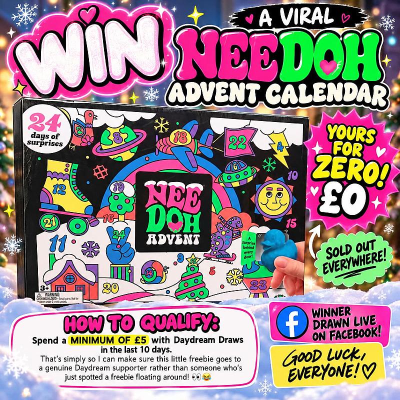 DAYDREAM GIVEAWAY - FREE NEEDOH ADVENT 