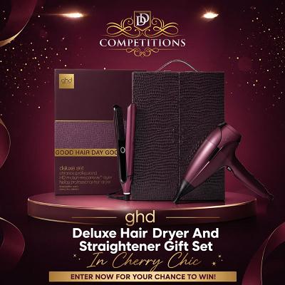 🍒ghd Deluxe Hair Dryer And Straightener Gift Set In Cherry Chic🍒#2