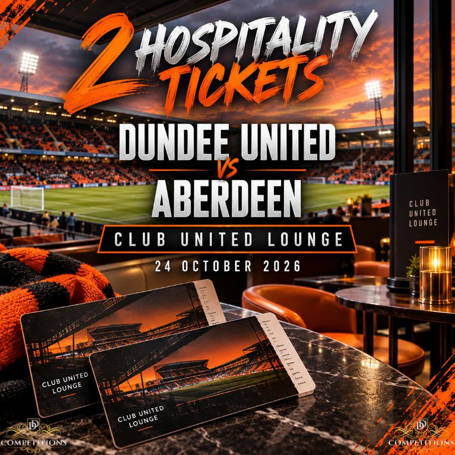🟠 2 Hospitality Tickets — Dundee United vs Aberdeen