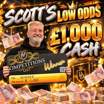 😉Scott's Low Odds £1,000 Cash😉 