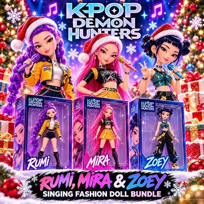 🎤K-POP Doll Bundle - Rumi, Mira & Zoey🎤 
