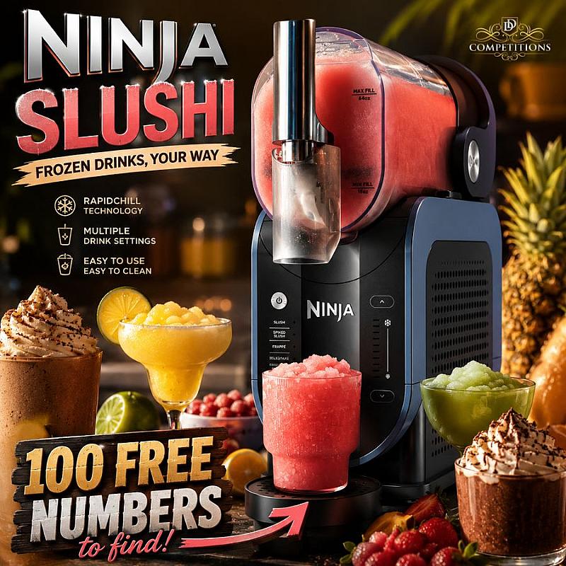 🧊Ninja Slushi + 100 Free numbers to Find🧊