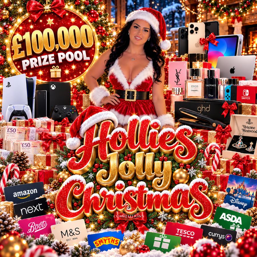 🤶🎁MINI DRAW - WIN 100 ENTRIES INTO HOLLIES JOLLY CHRISTMAS🎁🤶