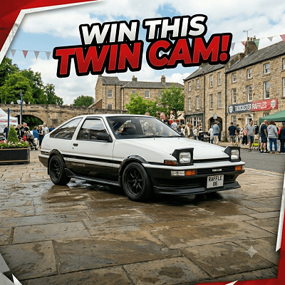 Win this Toyota Twin cam for only £20