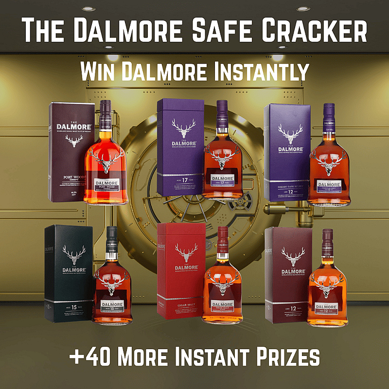 Win The Dalmore instantly.  Over 50 instant prizes to be won