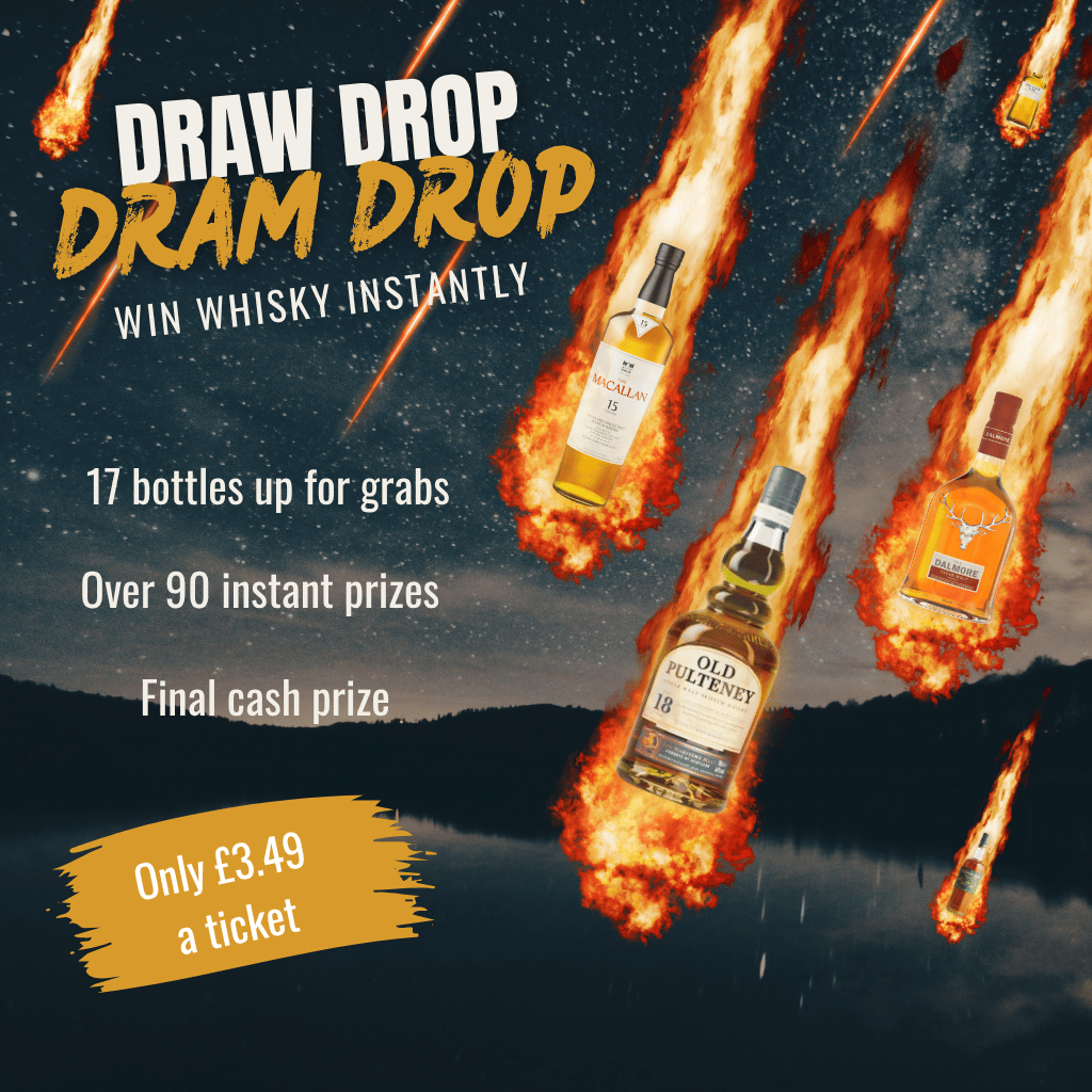 Win Dalmore, Glenmorangie, Glendronach + More.  Over 90 instant prize to be won
