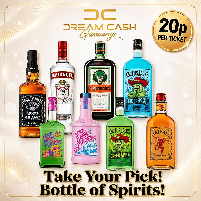 Take Your Pick Bottle of Spirts