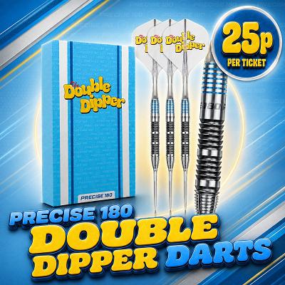 Win these Precise 180 Double Dipper Darts