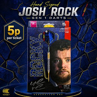 Josh Rock Signed Darts
