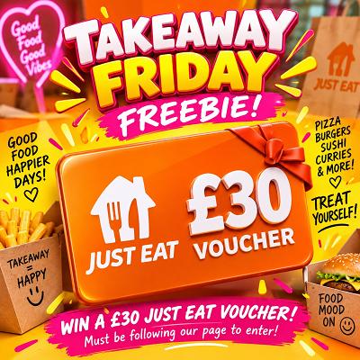 Win a £30 Just Eat Voucher