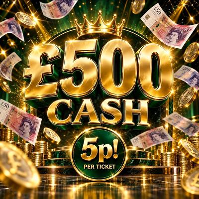 Win £500 Cash for 5p