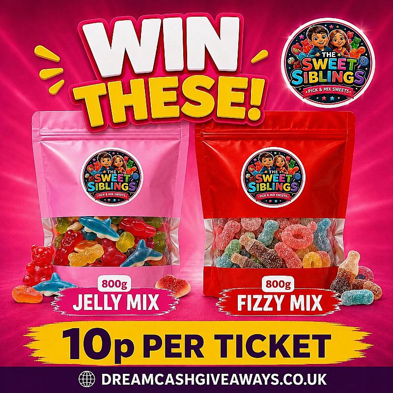 The Sweet Siblings 1.6kg Fizzy and Jelly Mix!