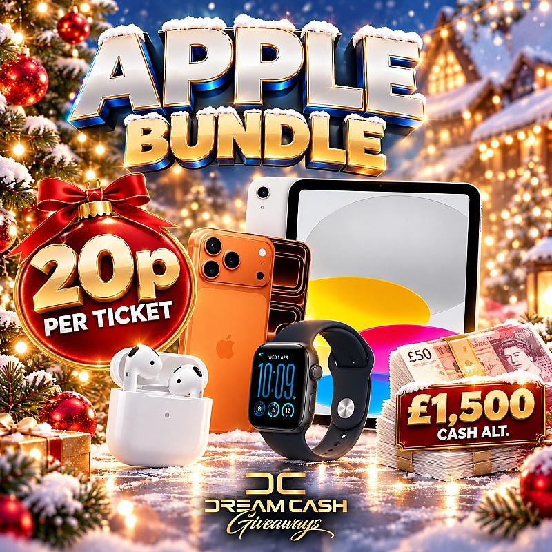 Apple Bundle or £1,500 cash alternative!