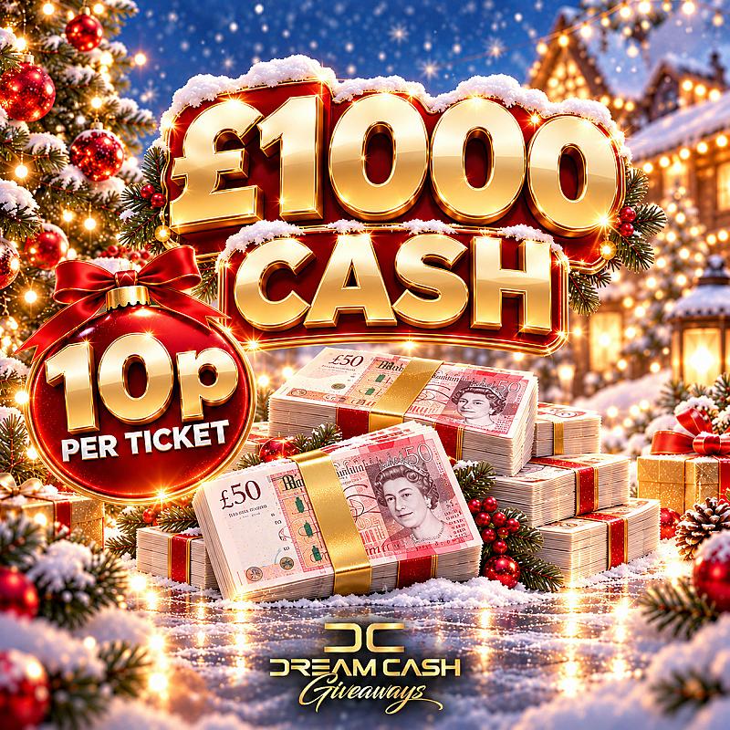 Win £1000 Tax Free Cash for 10p