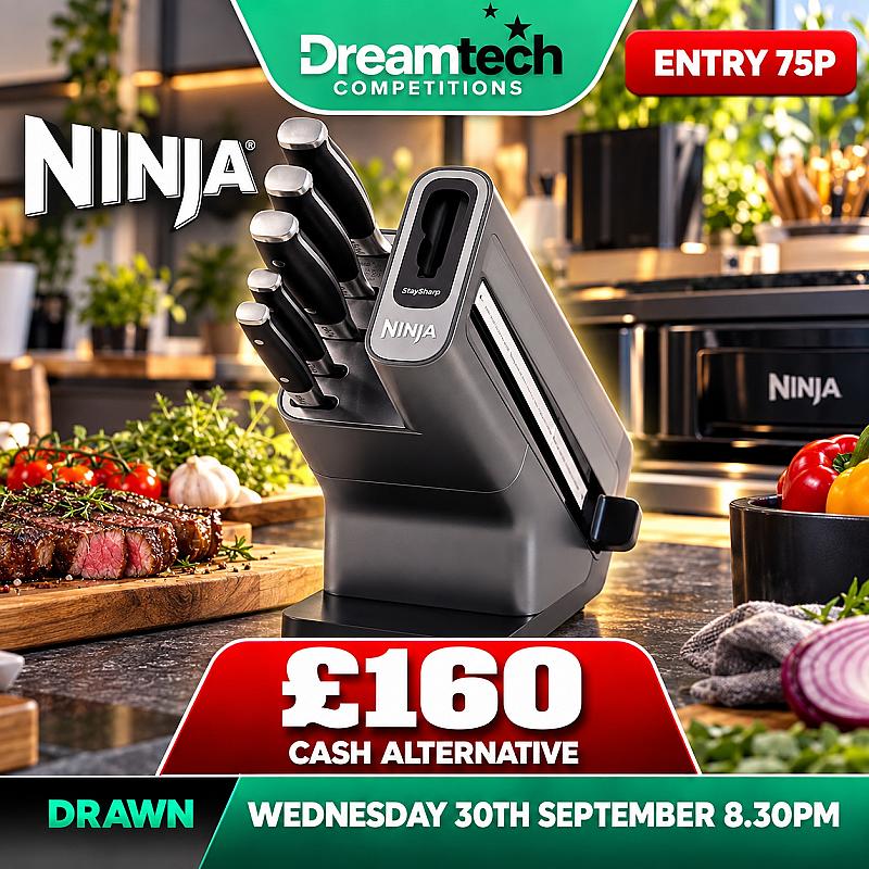WIN a 6 Piece Ninja Deluxe Knives Stay Sharp Set